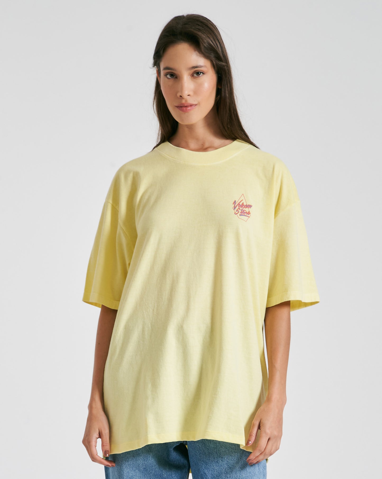 Camiseta Volcom Luminous Amarela