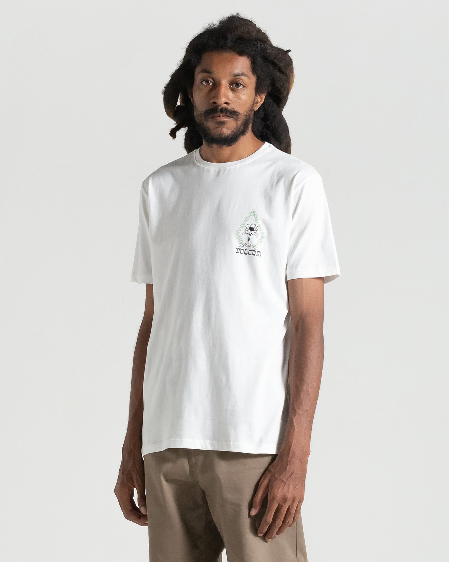 Camiseta Volcom Perseverance Off White - Volcom Brasil - Loja Oficial