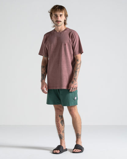 Camiseta Especial Volcom Solid Stone Vermelha