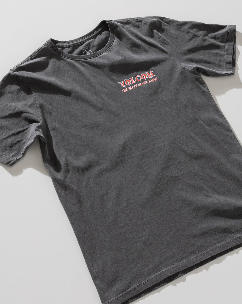 Camiseta Especial Volcom Party Never Preta