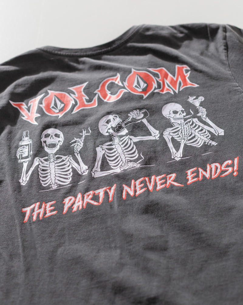 Camiseta Especial Volcom Party Never Preta