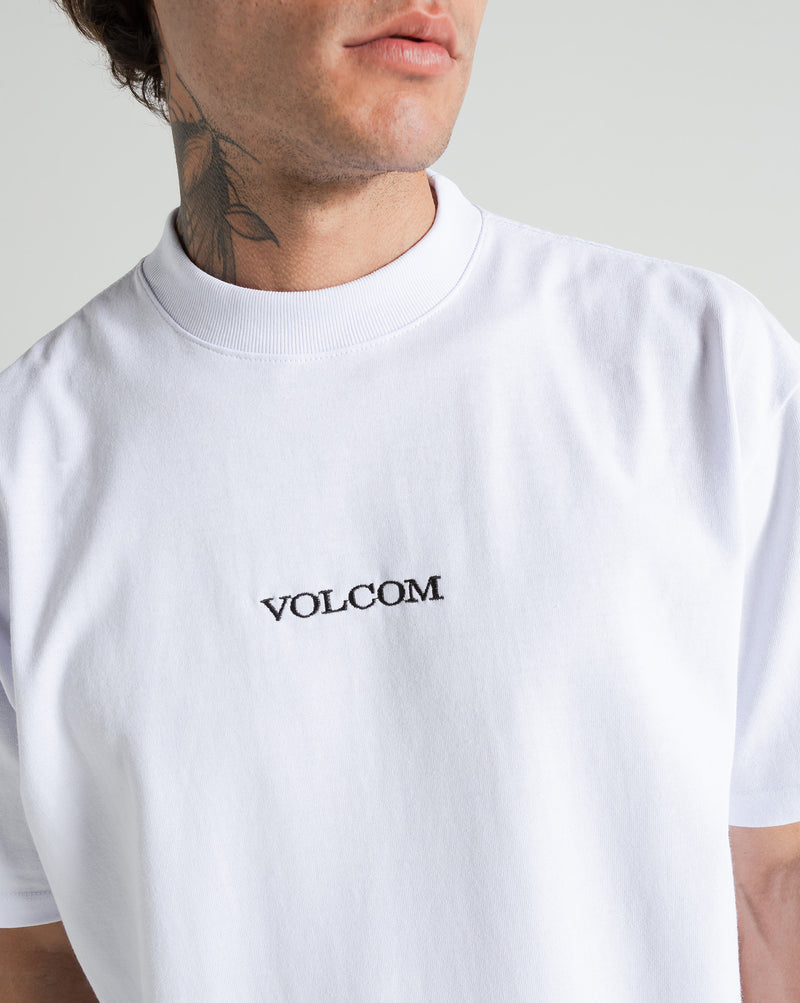 Camiseta Comfort Fit Volcom Stone Branca
