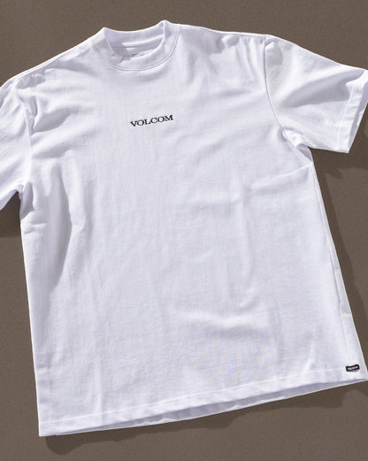 Camiseta Comfort Fit Volcom Stone Branca