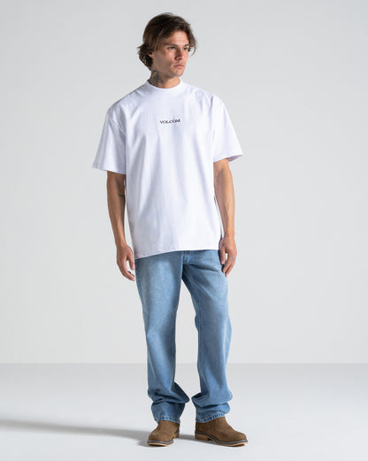 Camiseta Comfort Fit Volcom Stone Branca