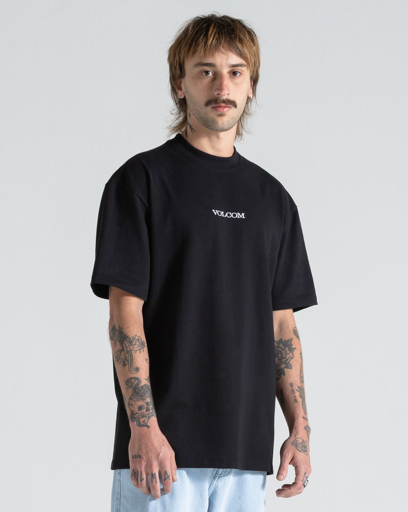 Camiseta Comfort Fit Volcom Stone Preta
