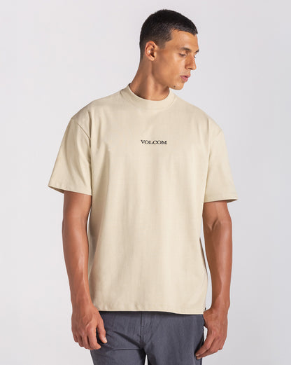 Camiseta Comfort Fit Volcom Stone Bege