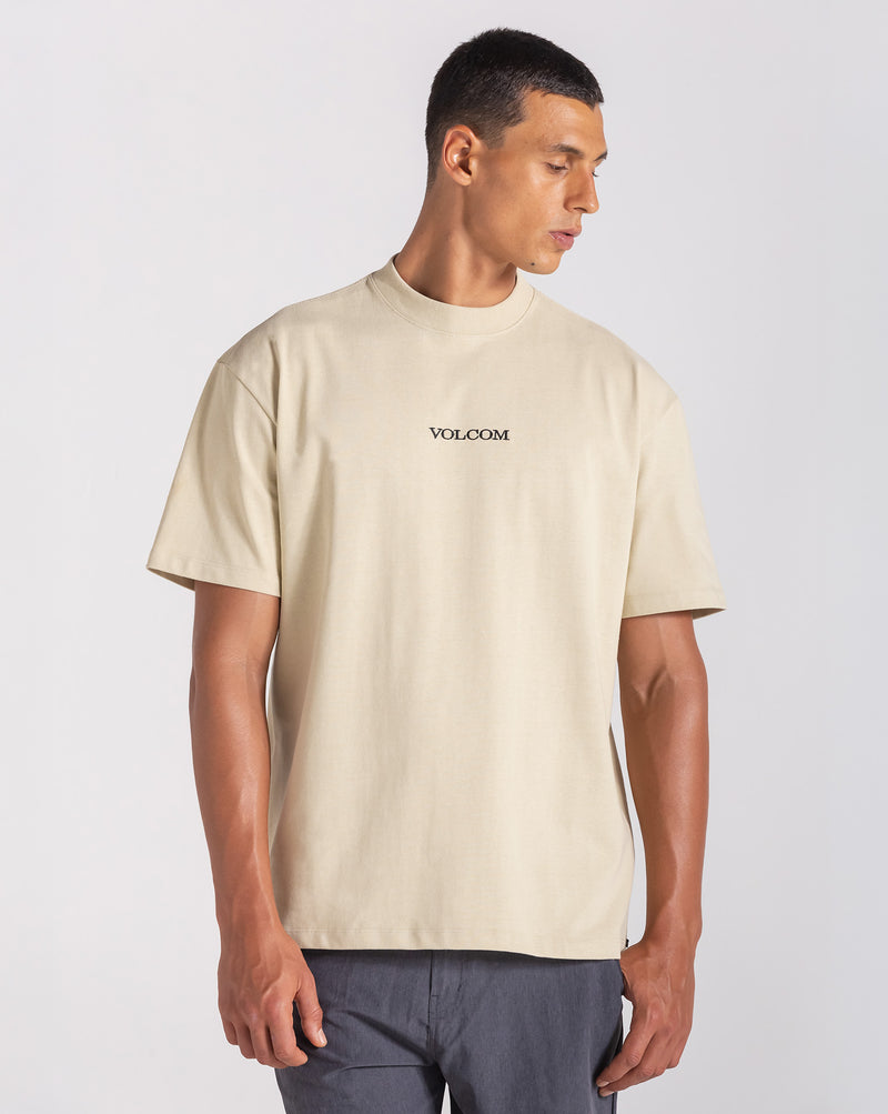 Camiseta Comfort Fit Volcom Stone Bege