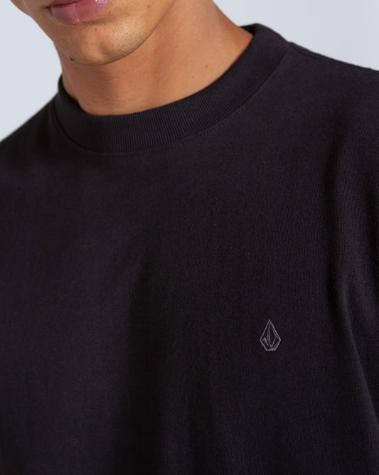 Camiseta Comfort Fit Volcom Single Stone Preta