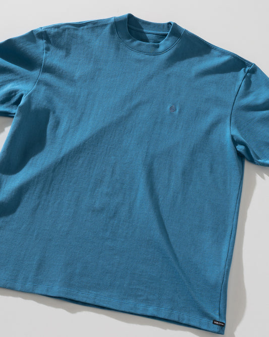 Camiseta Comfort Fit Volcom Single Stone Azul