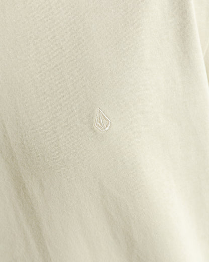Camiseta Comfort Fit Volcom Single Stone Bege