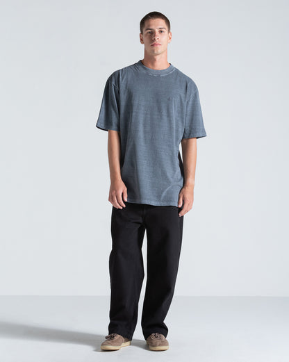 Camiseta Especial Volcom Single Stone Cinza Chumbo