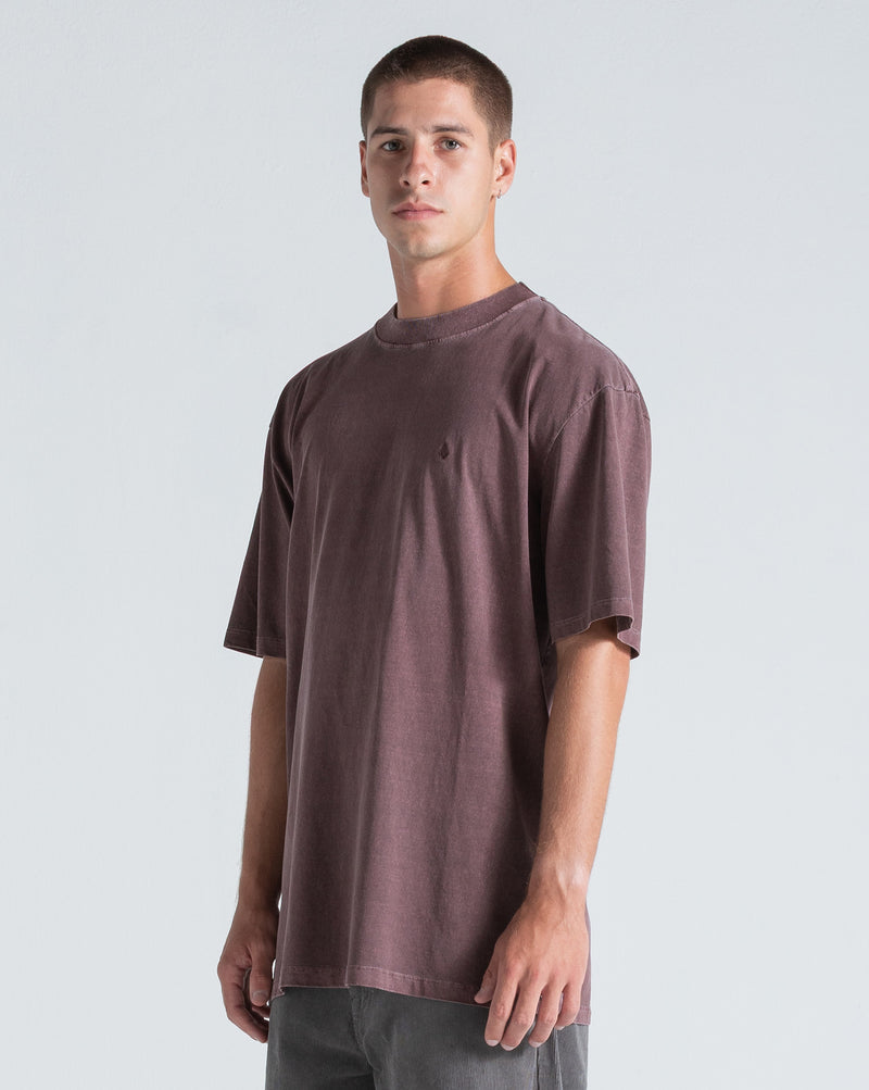 Camiseta Especial Volcom Single Stone Bordô