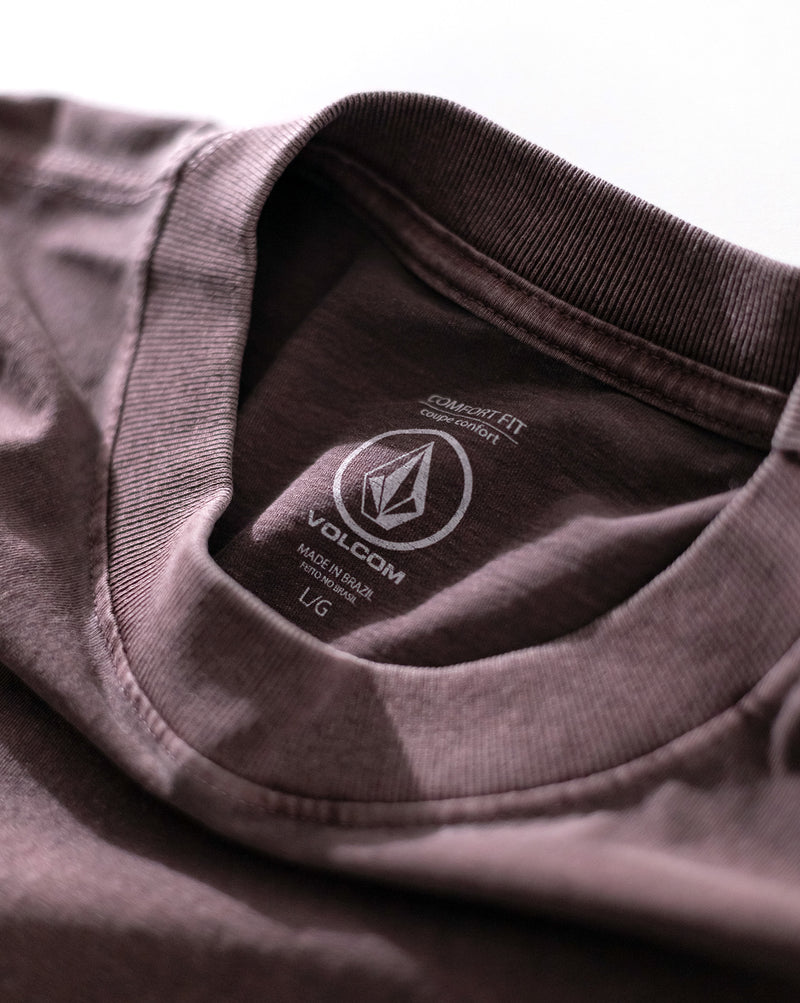 Camiseta Especial Volcom Single Stone Bordô