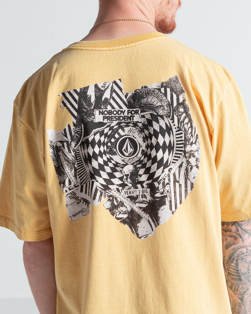 Camiseta Especial Volcom Revelation Amarela