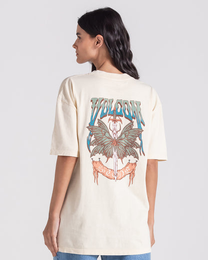 Camiseta Especial Volcom Moth Off White