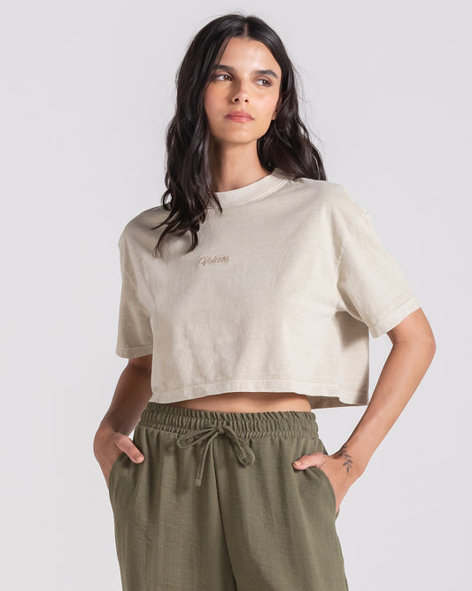Camiseta Especial Volcom Line Bege