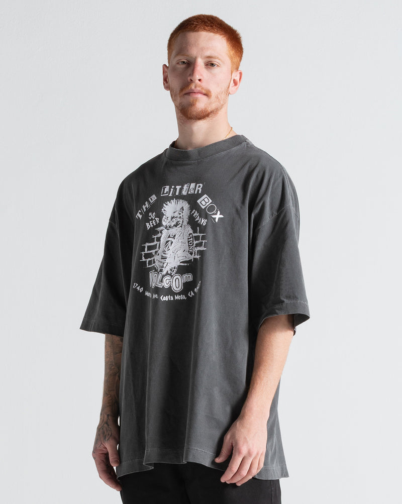 Camiseta Especial Volcom Punkat Preto