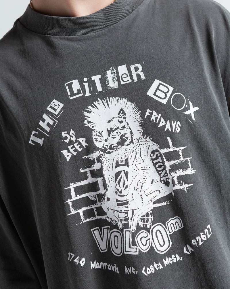 Camiseta Especial Volcom Punkat Preto