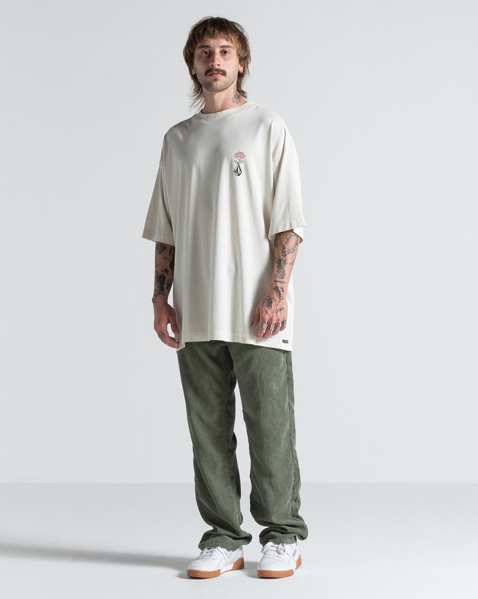 Camiseta Especial Volcom Dial Up Off White - Volcom Brasil - Loja