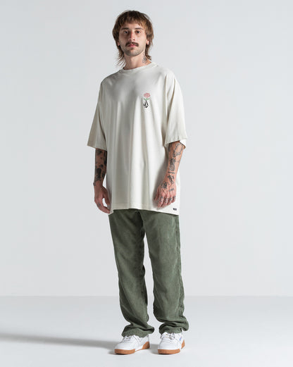 Camiseta Especial Volcom Dial Up Off White