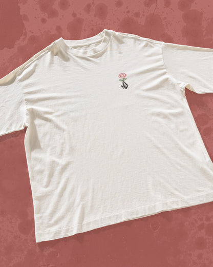 Camiseta Especial Volcom Dial Up Off White