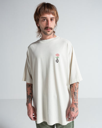 Camiseta Especial Volcom Dial Up Off White