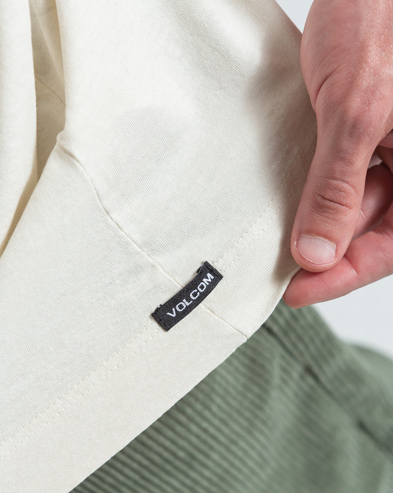 Camiseta Especial Volcom Dial Up Off White