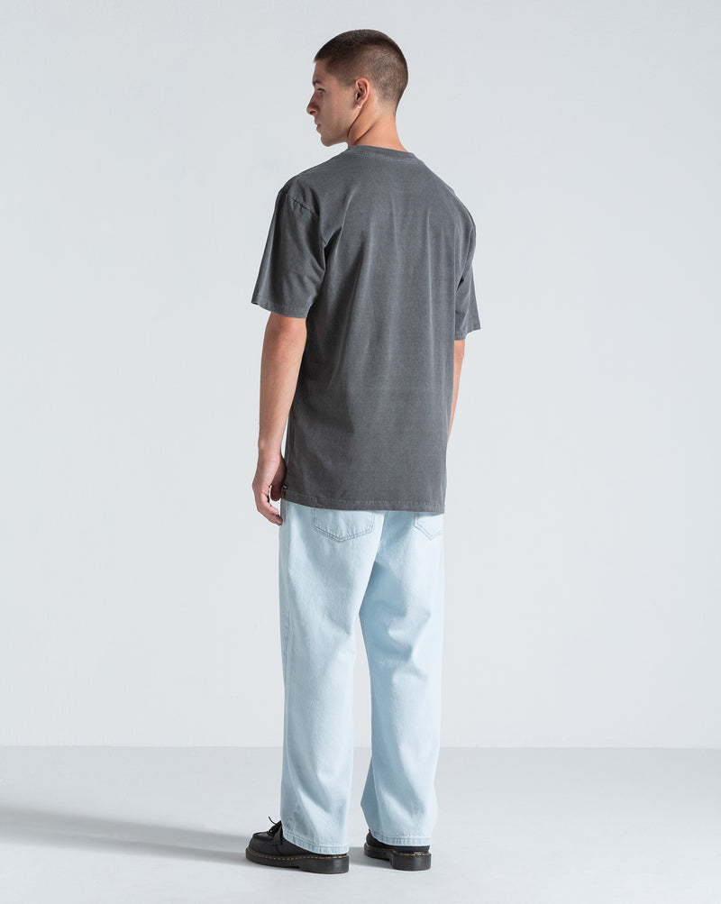 Camiseta Especial Comfort Fit Volcom Buckle Up Preta