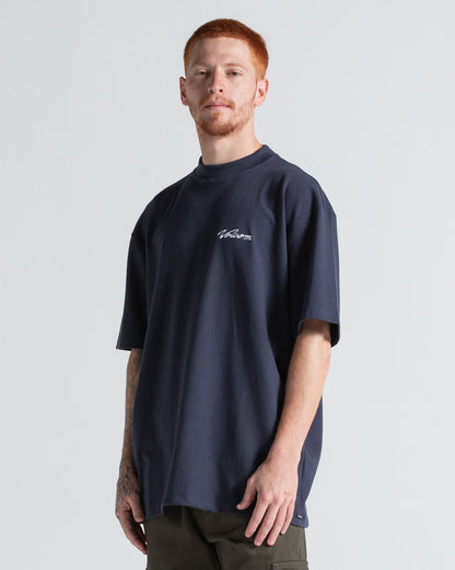 Camiseta Especial Volcom Mannon Azul Marinho