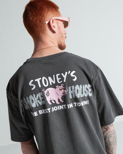 Camiseta Especial Volcom Smokey's Blend Preta