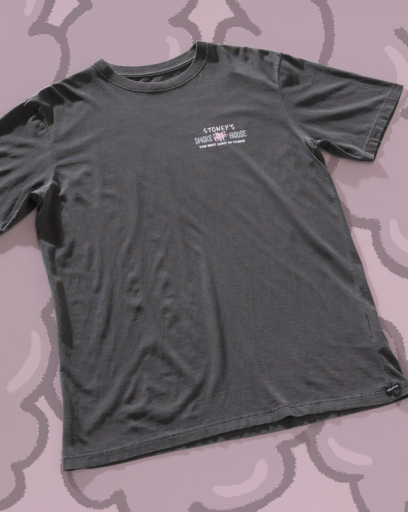 Camiseta Especial Volcom Smokey's Blend Preta
