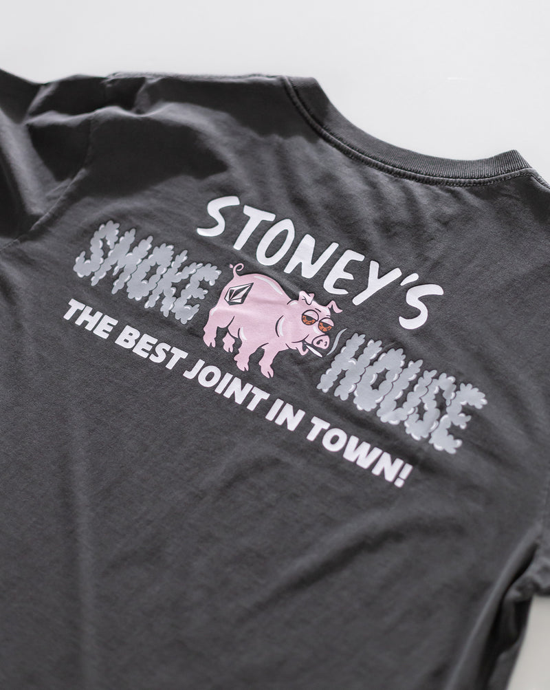 Camiseta Especial Volcom Smokey's Blend Preta