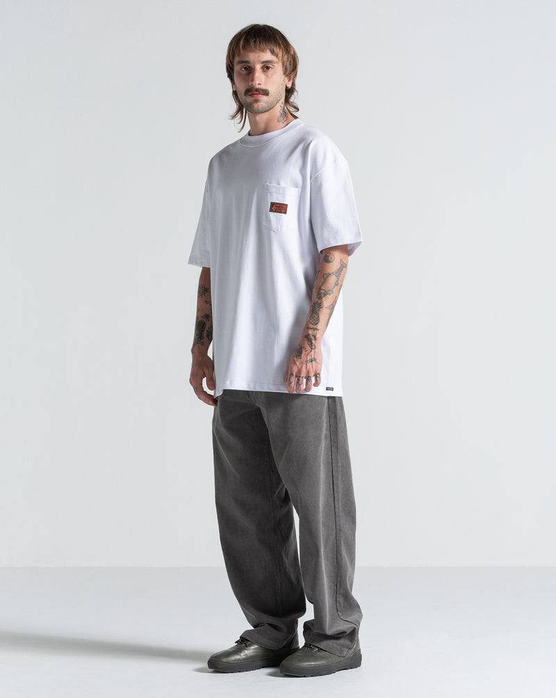 Camiseta Comfort Fit Volcom Workwear Branca
