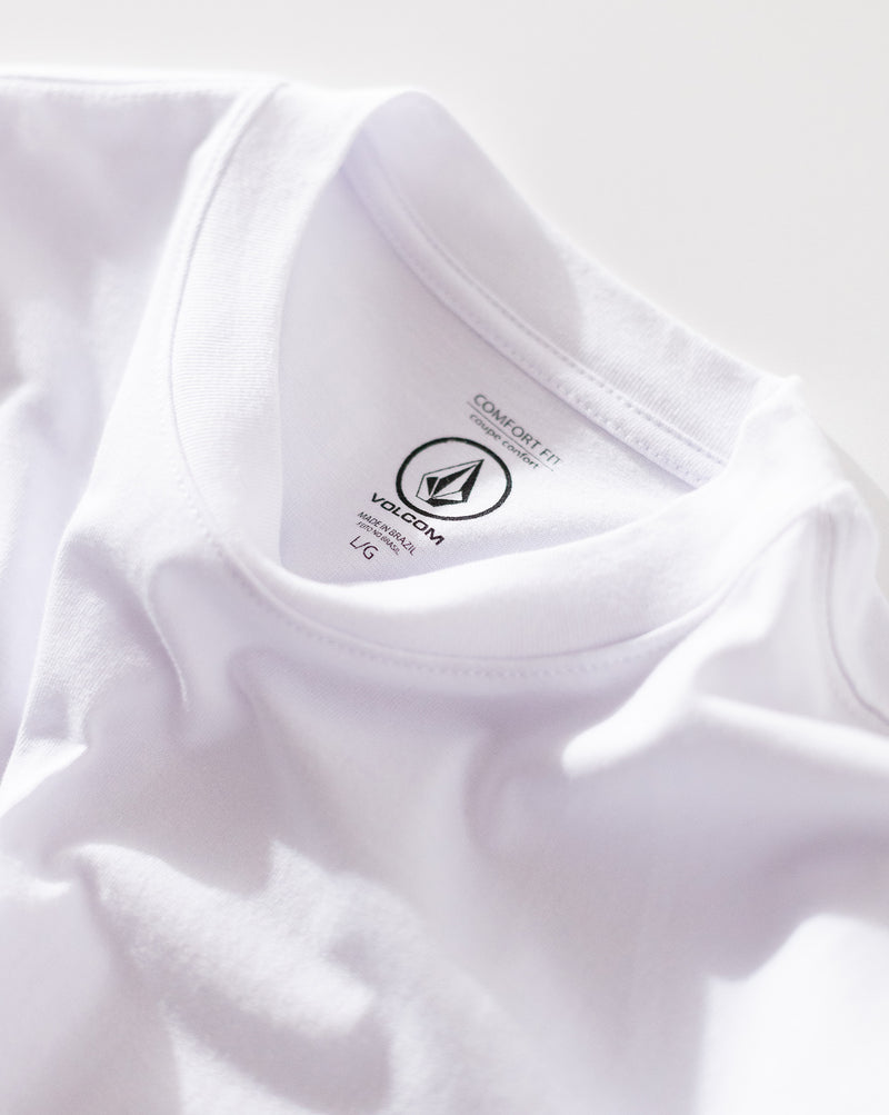 Camiseta Comfort Fit Volcom Workwear Branca