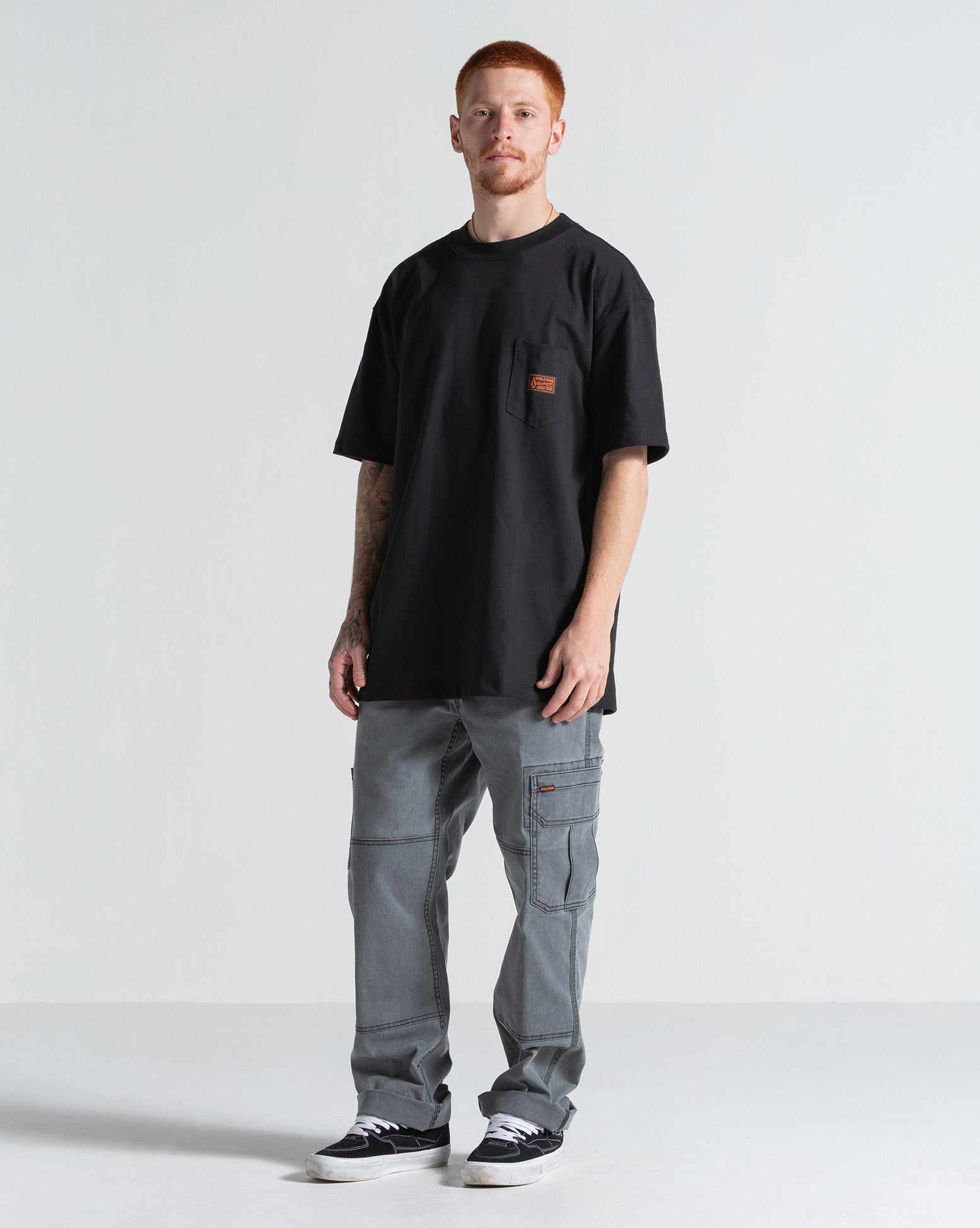 Camiseta Comfort Fit Volcom Workwear Preta - Volcom Brasil - Loja