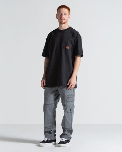 Camiseta Comfort Fit Volcom Workwear Preta