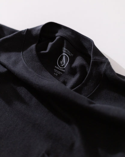 Camiseta Comfort Fit Volcom Workwear Preta