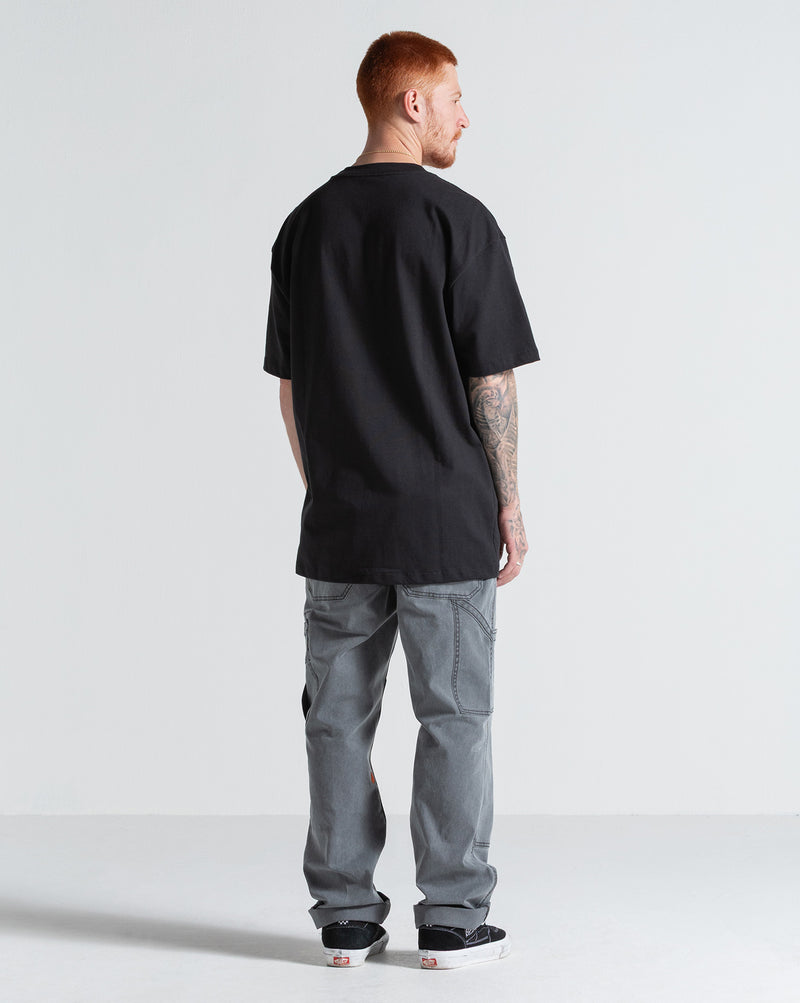 Camiseta Comfort Fit Volcom Workwear Preta