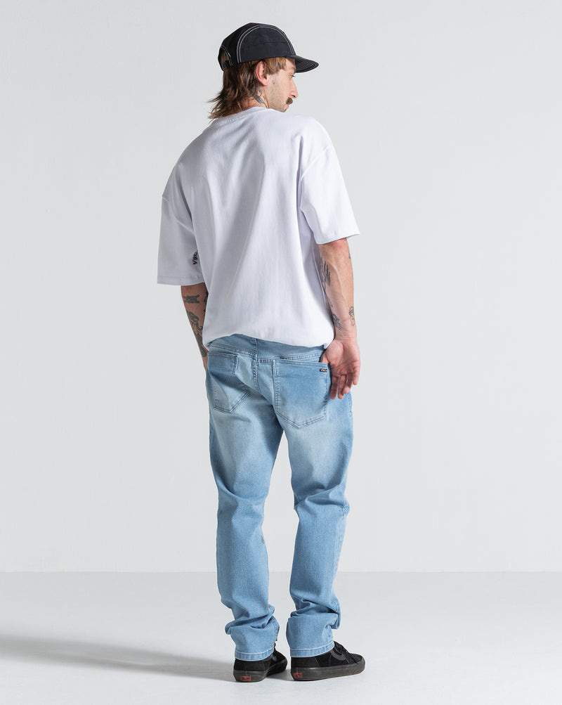 Camiseta Comfort Volcom Fit Circle Solid Branca