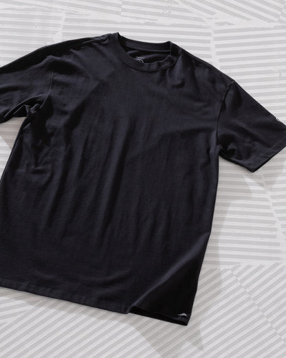 Camiseta Comfort Volcom Fit Circle Solid Preta