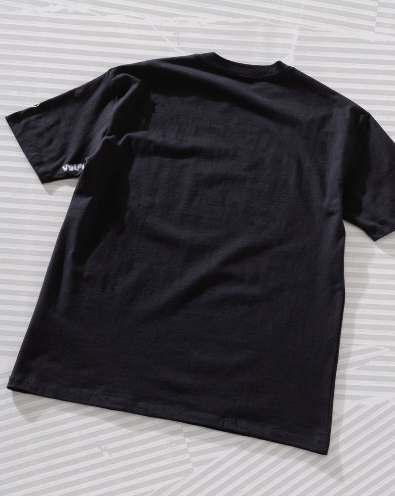 Camiseta Comfort Volcom Fit Circle Solid Preta