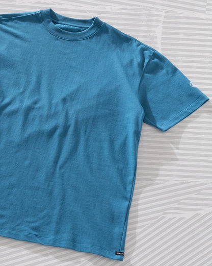 Camiseta Comfort Volcom Fit Circle Solid Azul