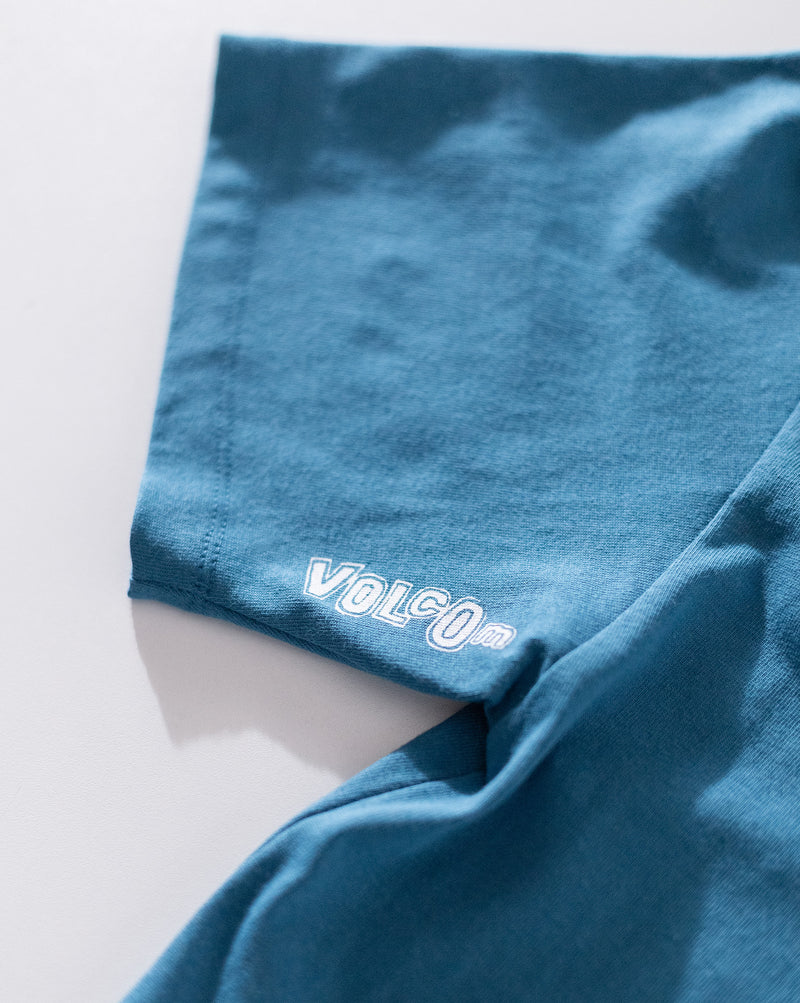Camiseta Comfort Volcom Fit Circle Solid Azul