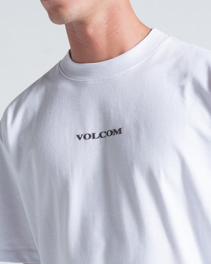 Camiseta Comfort Fit Volcom Signature Branca