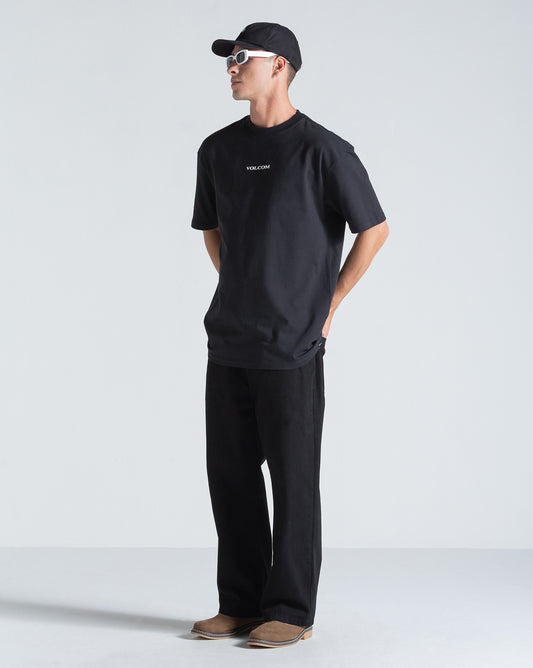 Camiseta Comfort Fit Volcom Signature Preta