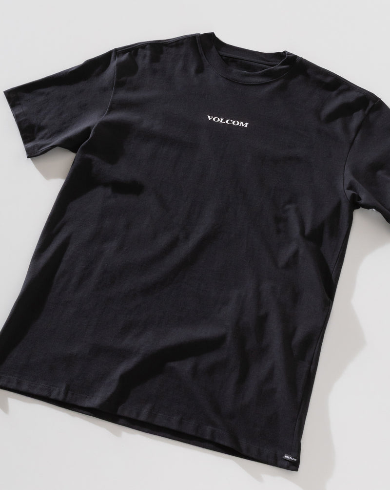 Camiseta Comfort Fit Volcom Signature Preta