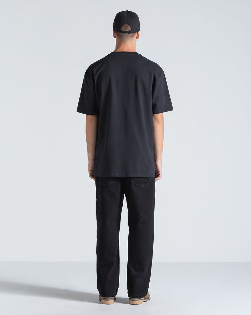 Camiseta Comfort Fit Volcom Signature Preta