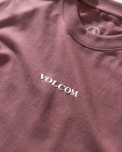 Camiseta Comfort Fit Volcom Signature Bordô