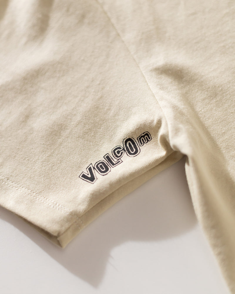 Camiseta Comfort Fit Volcom Signature Bege