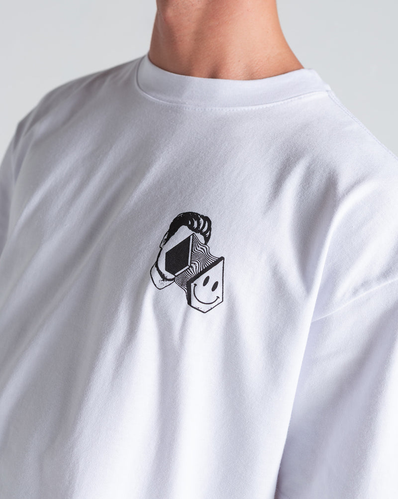 Camiseta Comfort Fit Volcom Aura Branca